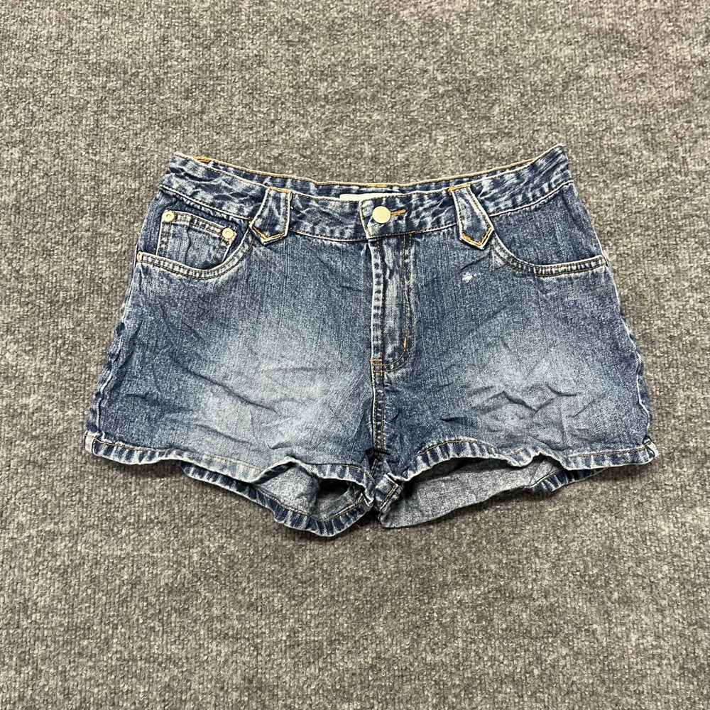 Canyon River Blues Shorts Womens Size 7 Blue Acid Wash Denim Cotton Casual Y2K
